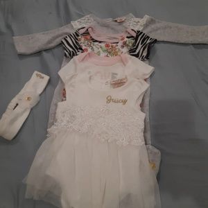 5 juicy couture outfits and 1 headband